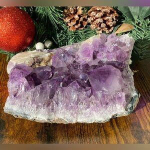 XL Amethyst & Calcite Cluster